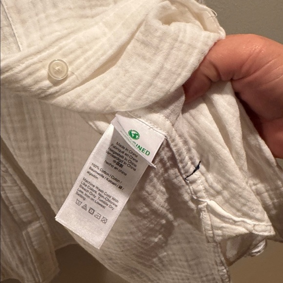 NWT J. Crew Garçon classic shirt in gauze Size 6 - Picture 6 of 7
